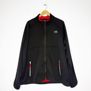 The North Face TKA Stealth Full-Zip Jacket Black Red Men’s XXL